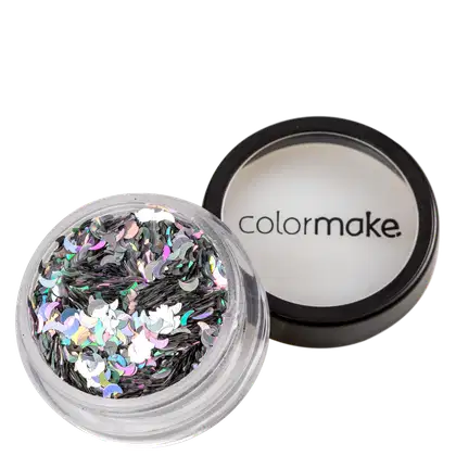 Imagem do produto Colormake Shine Formatos Meia Lua Prata - Glitter 2g