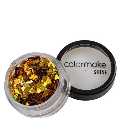 Imagem do produto Colormake Shine Formatos Coração Ouro - Glitter 2g