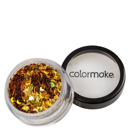 Imagem do produto Colormake Shine Formatos Meia Lua Ouro - Glitter 2g