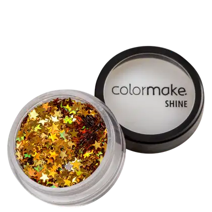 Imagem do produto Colormake Shine Formatos Estrela Ouro - Glitter 2g