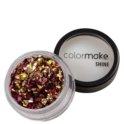 Imagem do produto Colormake Shine Formatos Diamante 3D Ouro - Glitter 2g