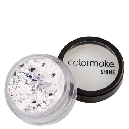 Imagem do produto Colormake Shine Formatos Diamante 3D Perola Prata - Glitter 2g