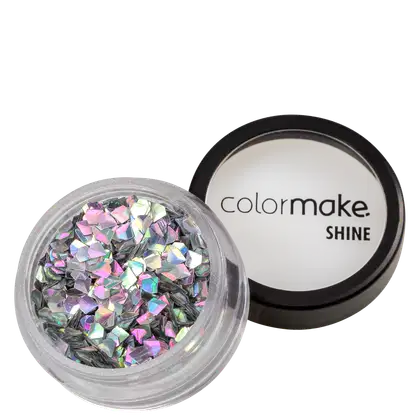 Imagem do produto Colormake Shine Diamante 3D Prata Holográfico - Glitter 2g