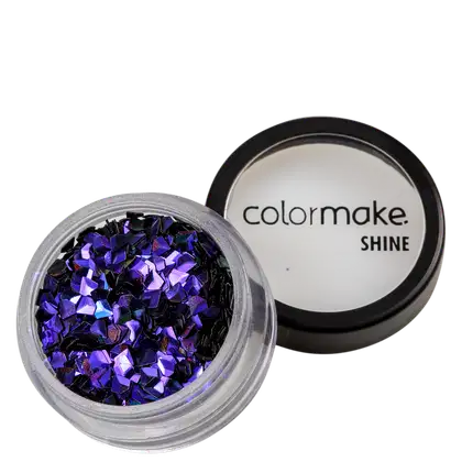 Imagem do produto Colormake Shine Formatos Diamante 3D Roxo - Glitter 2g
