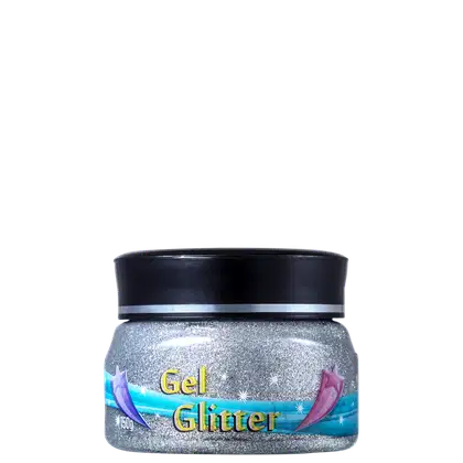 Imagem do produto Colormake Gel Prata - Glitter 150g 