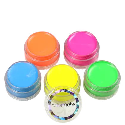 Imagem do produto Kit Colormake Tinta Facial Fluorescente (5 Produtos)