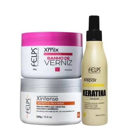 Imagem do produto Kit Felps Professional Cronograma Capilar Intense (3 Produtos)