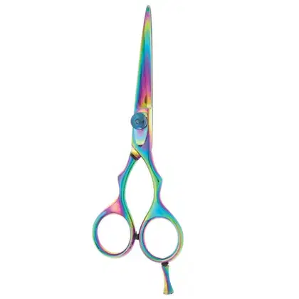 Imagem do produto Tesoura de Cabelo Edel Solingen Fio Navalha Titanium Multicolor 6¨