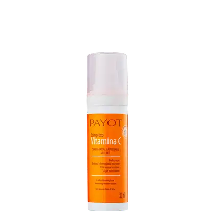 A imagem mostra o Sérum Redutor de Linhas Complexo Vitamina C da marca Payot.