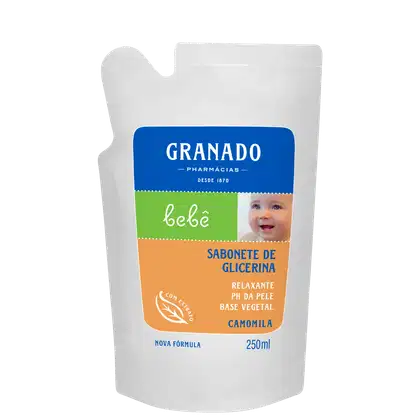 Imagem do produto Granado Bebê Glicerina Camomila - Sabonete Líquido Refil 250ml