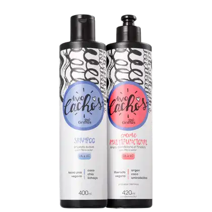 Imagem do produto Kit Griffus Amo Cachos Multifuncional Duo (2 Produtos)