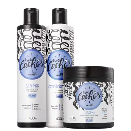 Imagem do produto Kit Griffus Amo Cachos Co-Wash Trio (3 Produtos)