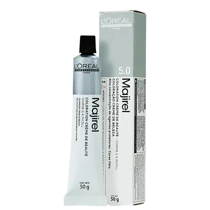 Imagem do produto L'Oréal Professionnel Majirel 5.0 Castanho Claro Natural Profundo - Coloração 50g