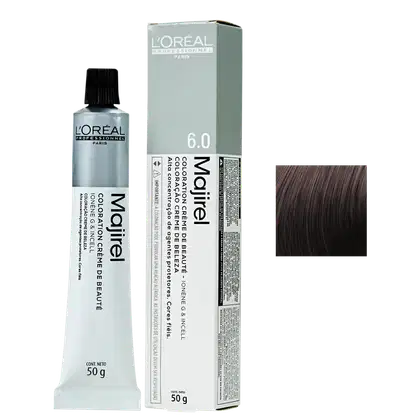 Imagem do produto L'Oréal Professionnel Majirel 6.0 Louro Escuro Natural Profundo - Coloração 50g
