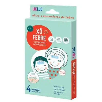 Imagem do produto ADESIVO REFRESCA  XO FEBRE 4UN
