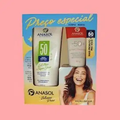 Imagem do produto KIT JU PAES FPS50 200ML CORPORAL+40G FACIAL ANASOL