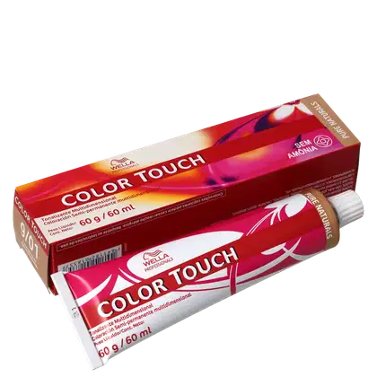Imagem do produto Wella Professionals Color Touch 9/01 Louro Ultraclaro Natural Acinzentado - Tonalizante 60g