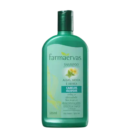 Imagem do produto Farmaervas Algas, Menta e Arnica - Shampoo 320ml
