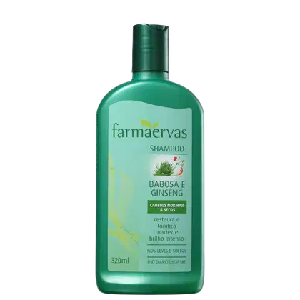 Imagem do produto Farmaervas Babosa e Ginseng - Shampoo 320ml