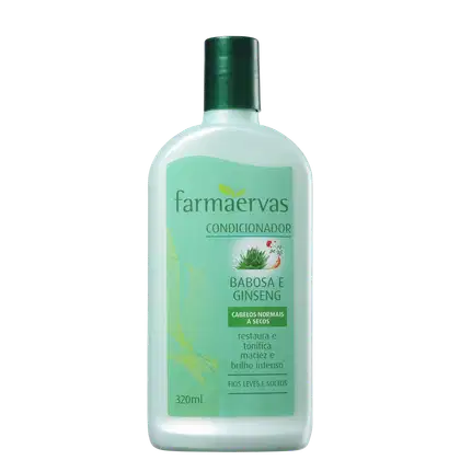 Imagem do produto Farmaervas Babosa e Ginseng - Condicionador 320ml