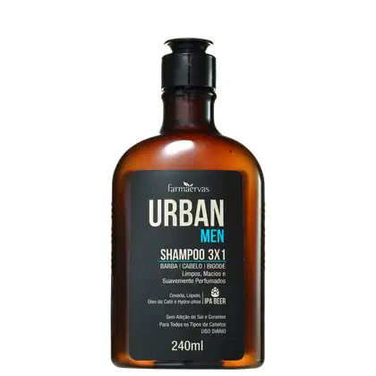 Imagem do produto Urban Men 3x1 - Shampoo Multifuncional 240ml