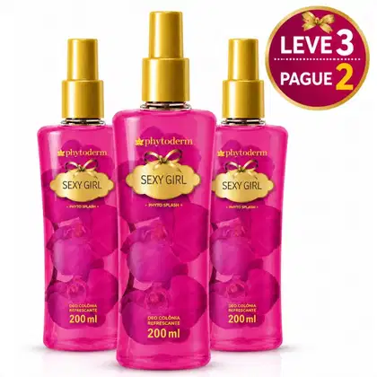 Imagem do produto Kit Phytoderm Body Splah Sexy Girl: Leve 3 Pague 2 200ml