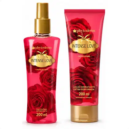 Imagem do produto Kit Phytoderm Intense Love: 1 Body Splash Colônia e 1 Hidratante