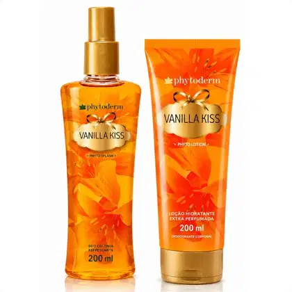 Imagem do produto Kit Phytoderm Vanilla Kiss: 1 Body Splash Colônia e 1 Hidratante