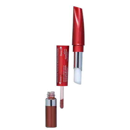 Imagem do produto L'Bel Color Maxtime Duo Tattoo Coral Attraction - Batom Líquido Cintilante 2,8ml