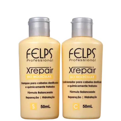 Imagem do produto Kit Felps Professional XRepair Bio Molecular - Shampoo e Condicionador 2x50ml