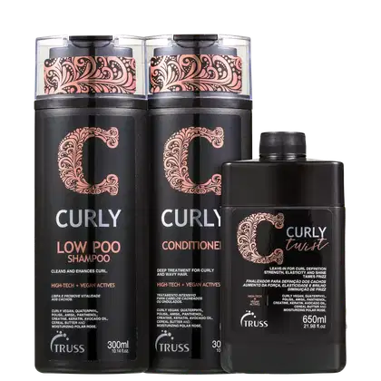 Imagem do produto Kit Truss Curly Low Poo Trio (3 Produtos)