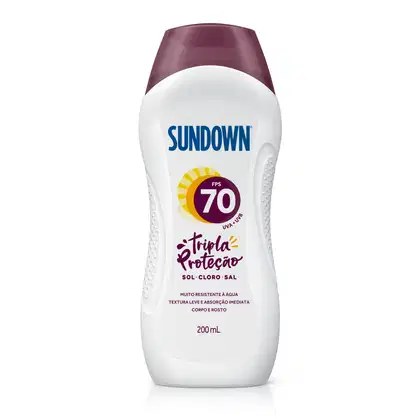 Imagem do produto Sundown Praia e Piscina FPS 70 - Protetor Solar 200ml