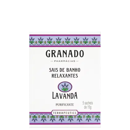 Imagem do produto Granado Terrapeutics Lavanda - Sais de Banho 5x15g