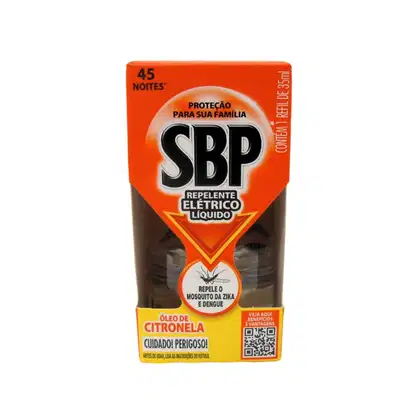 Imagem do produto Refil De Repelente Elétrico Líquido SBP Óleo De Citronela 35ml