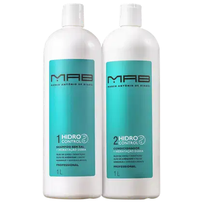 Imagem do produto Kit MAB Marco Antônio de Biaggi Hidro Control Duo Salão (2 Produtos)