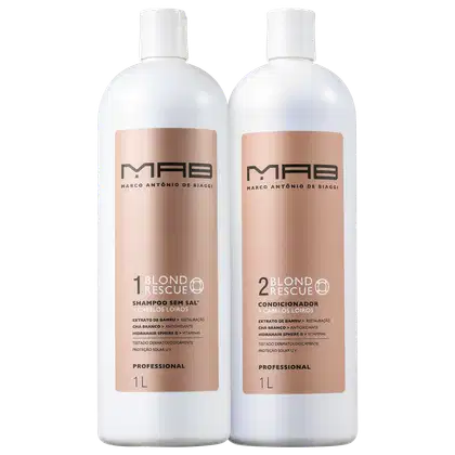 Imagem do produto Kit MAB Marco Antônio de Biaggi Blond Rescue Duo Salão (2 Produtos)