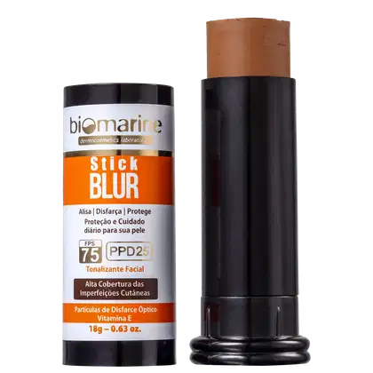 Imagem do produto Biomarine Stick Blur FPS 75 PPD 25 Chocolate - Base em Bastão 18g