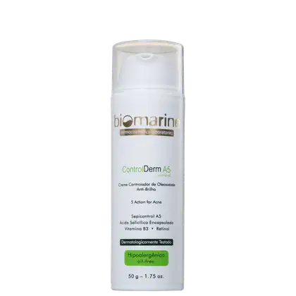 Imagem do produto Biomarine Control Derm A5 Controlador de Oleosidade - Creme Hidratante Facial 50ml