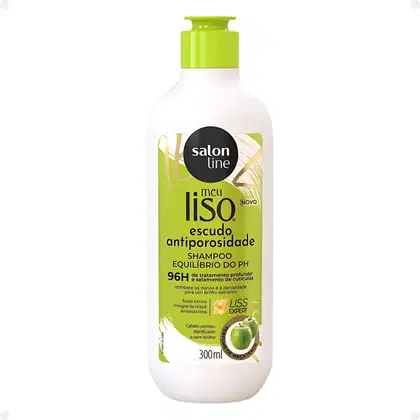 Shampoo Salon Line Meu Liso Escudo Antiporosidade 300ml