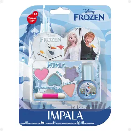 Imagem do produto Kit Impala Frozen: Paleta de Maquiagem e Esmalte Infantil