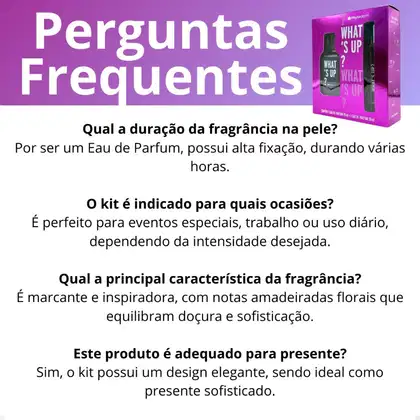 Imagem do produto Kit Phytoderm What's Up: Eau de Parfum 95ml e 30ml