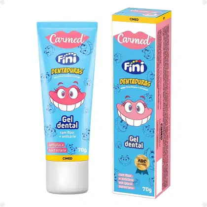 Imagem do produto Kit Carmed Fini Beijos e Dentaduras Gel Dental (2 Produtos)