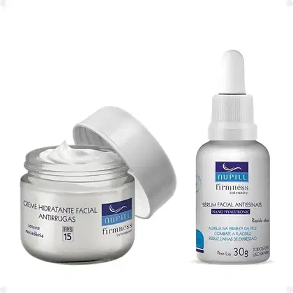 Imagem do produto Kit Nupill Firmness Intensive: Creme Antirrugas e Sérum Antissinais