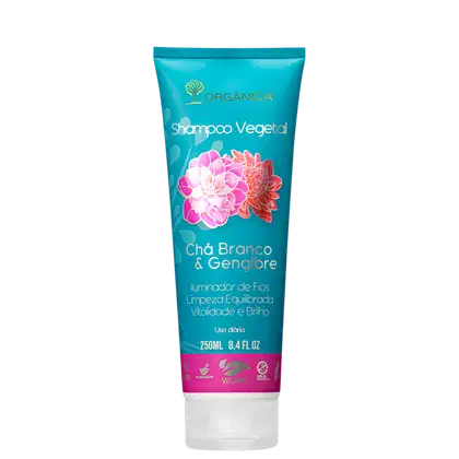 Imagem do produto Orgânica Chá Branco & Gengibre Vegetal - Shampoo 250ml