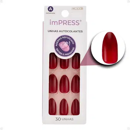 Imagem do produto Kiss New York imPress Unique Colors Warm Witches - Unhas Postiças Autocolantes (30 Unidades)