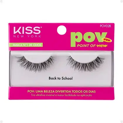 Imagem do produto Kiss New York POV Back to School - Cílios Postiços (2 Unidades)