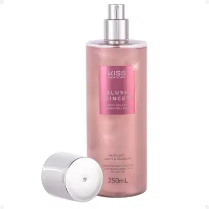 Imagem do produto Kiss New York Shimmer Collection Silver Queen Blush Princess - Body Splash 250ml