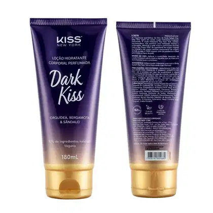 Imagem do produto Kit Kiss New York Dark Kiss: Body Splash 200ml e Loção Hidratante 180ml