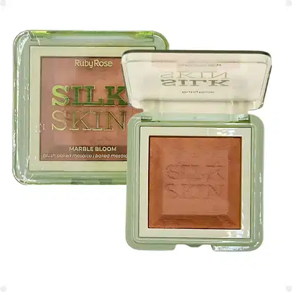 Imagem do produto Ruby Rose Silk Skin Baked Mosaico Marble Bloom Velvet Taupe - Blush em Pó 8g