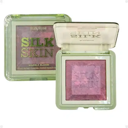 Imagem do produto Ruby Rose Silk Skin Baked Mosaico Marble Bloom Midnight Mauve - Blush em Pó 8g
